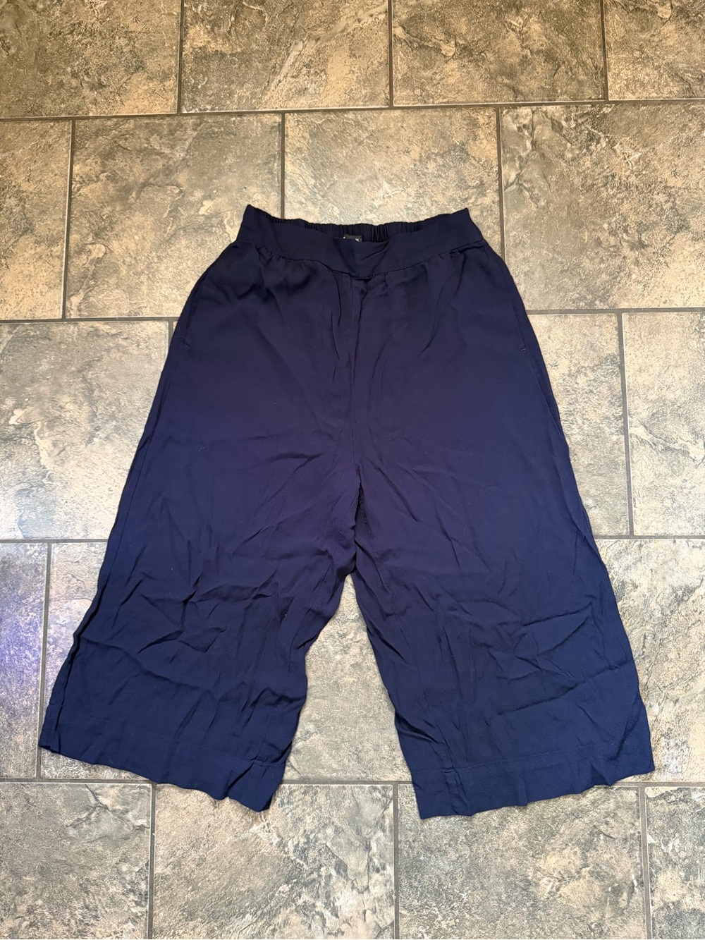 Madewell Navy Palazzo Pants